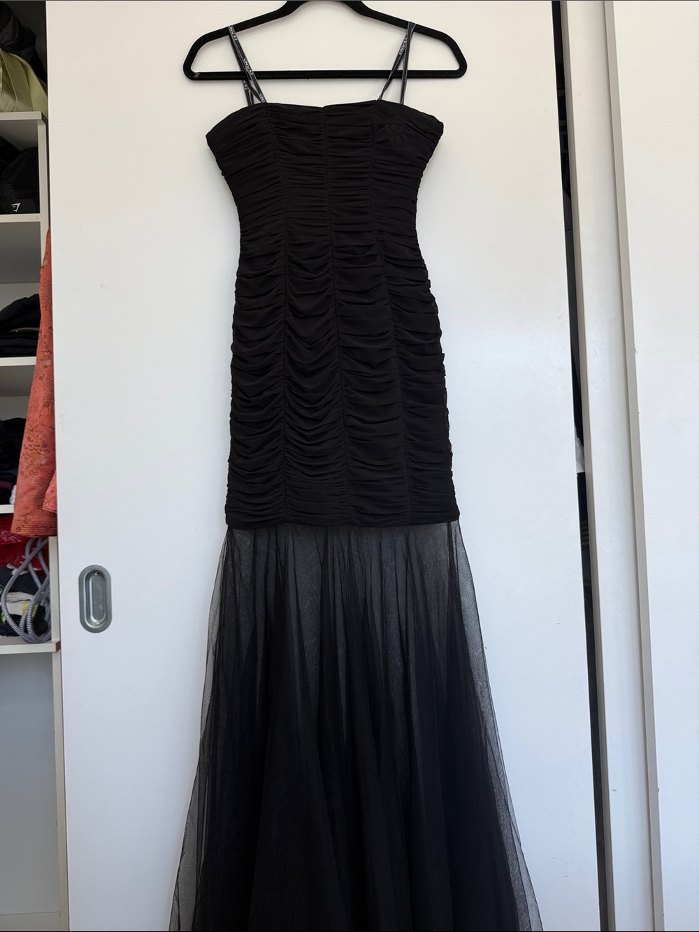 Zac Posen Black Strapless Corseted Evening Gown - Picture 5 of 6